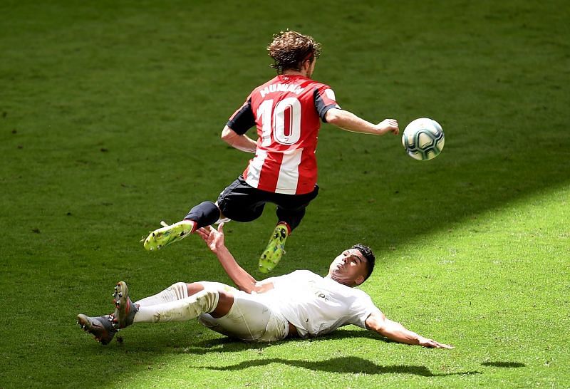 Casemiro put in a shift in Real Madrid's midfield today